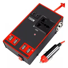 KUANGYE - Inversor De Voltaje Auto Convertidor Corriente 12v 220v 15k