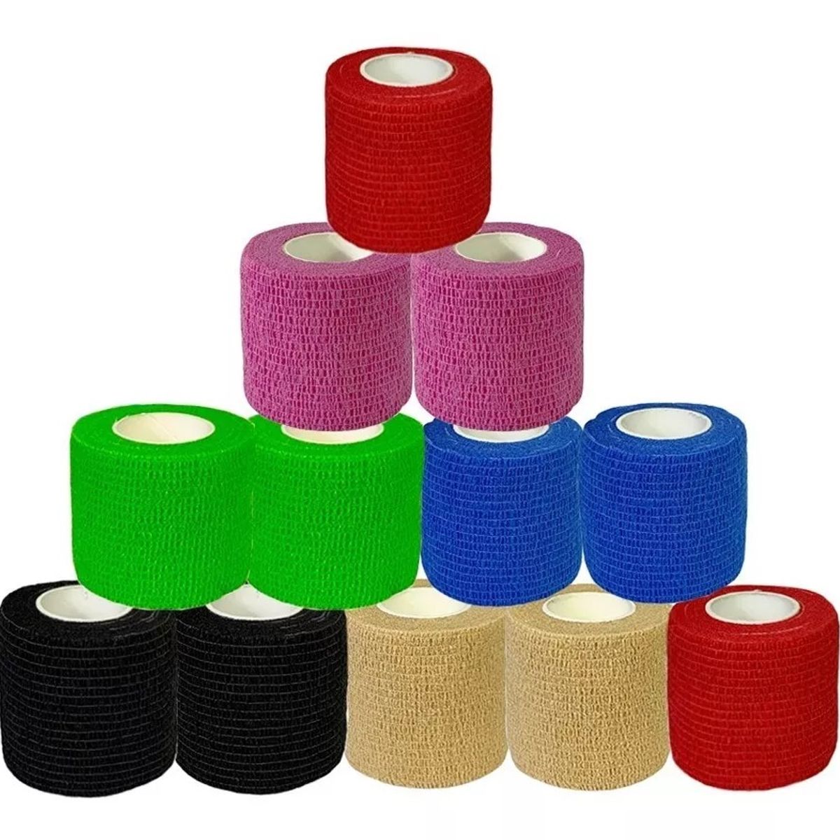 KUANGYE - Venda Autoadherente Compatible Coban 5cm X 4.5mt Pack 12 Und