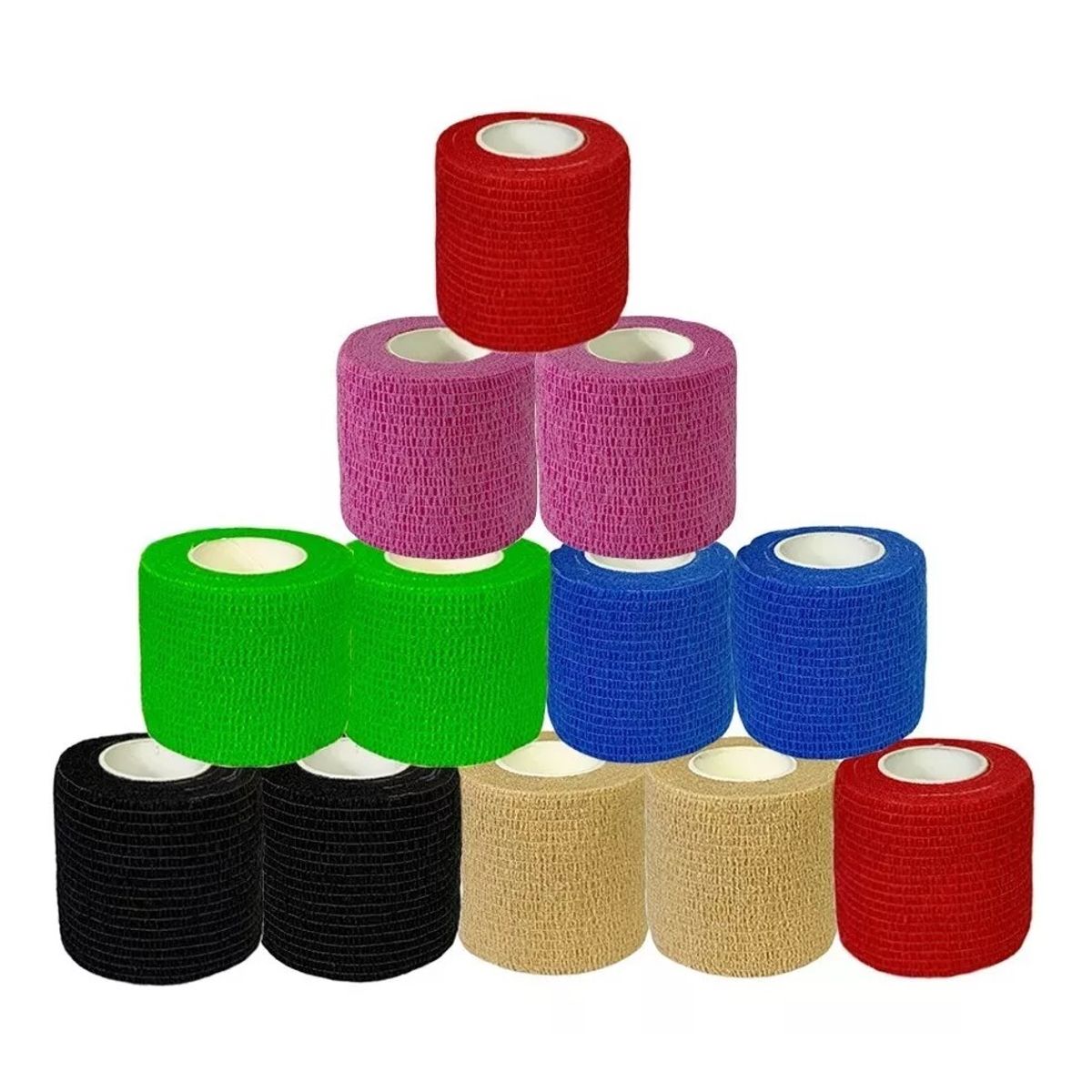 KUANGYE - Venda Autoadherente Compatible Coban 5cm X 4.5mt Pack 12 Und