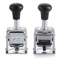 KUANGYE - Timbre Foliador Foleador Numerador Automático De 6 Digitos