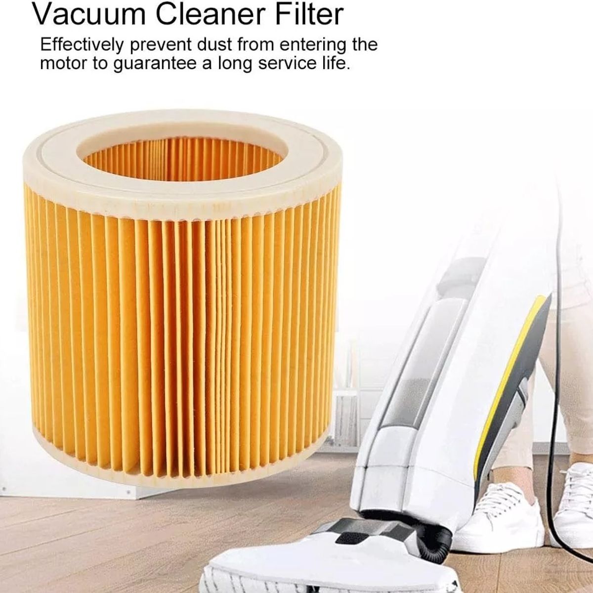 KUANGYE - Karcher Kit Filtro Bolsa 5un Wd 3.300M Wd3.200 500