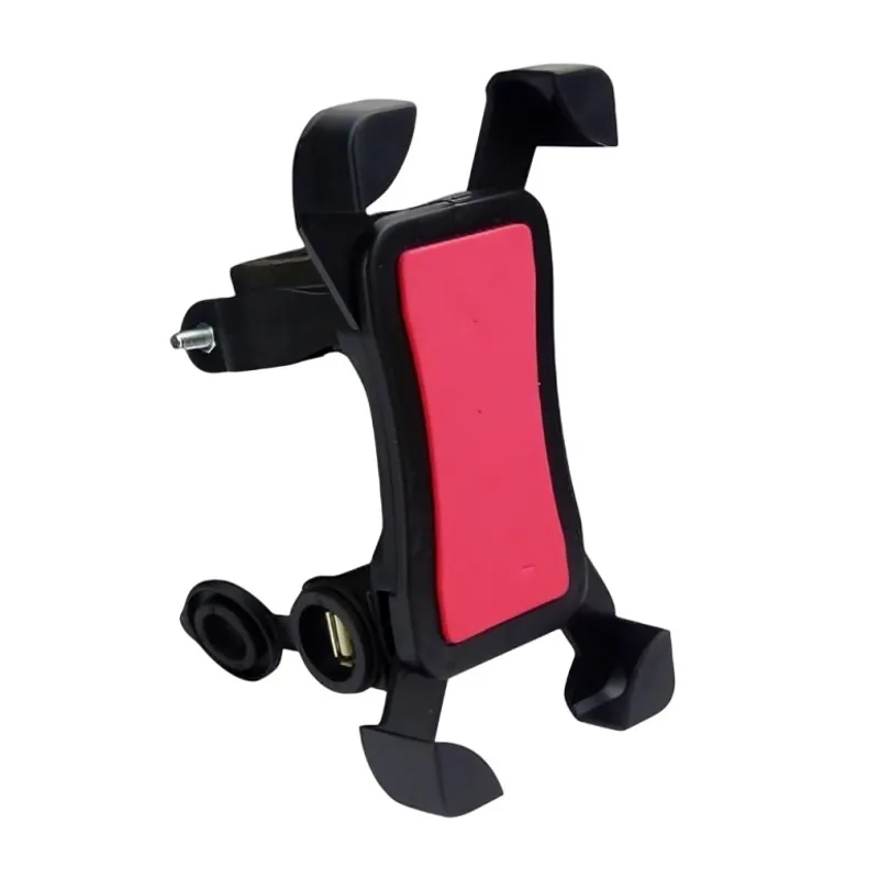 OEM - PORTA SMARTPHONE CON USB DE CARGA PARA MOTO
