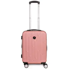 F LA MALETA DE CHILE - Maleta Flip de cabina con usb rosada