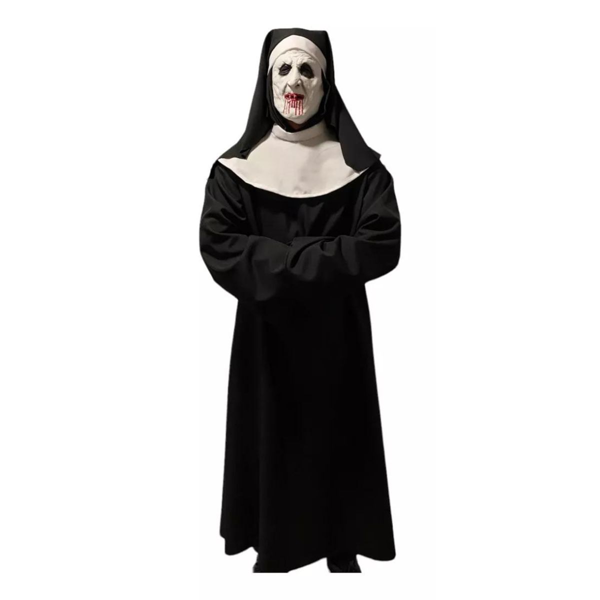GENERICO - Disfraz Monja Sangrienta para Adultos Halloween