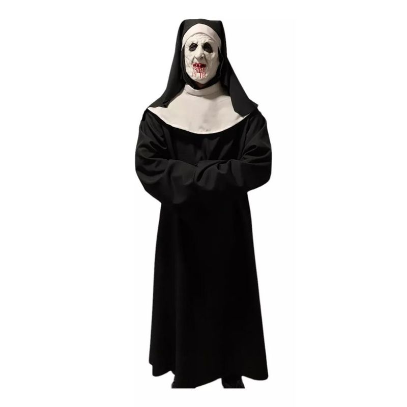 GENERICO - Disfraz Monja Sangrienta para Adultos Halloween