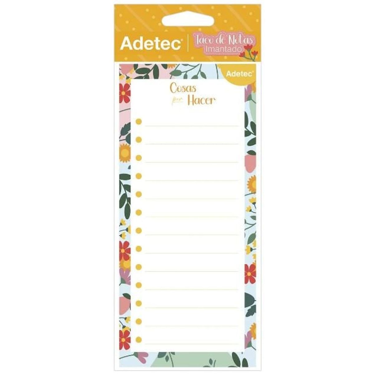 ADETEC - taco de notas imantado adetec diseños surtidos