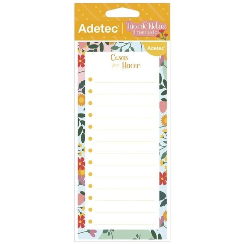 ADETEC - taco de notas imantado adetec diseños surtidos