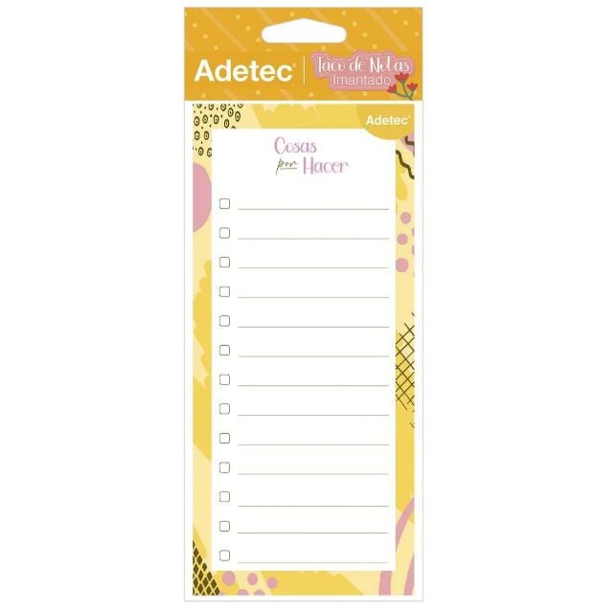 ADETEC - taco de notas imantado adetec diseños surtidos