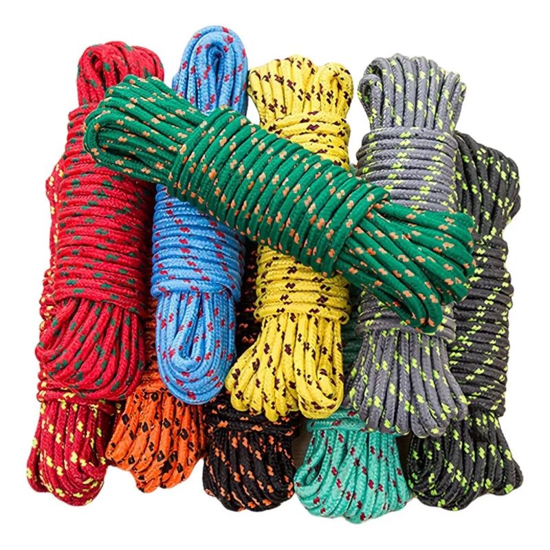 GENERICO - Cuerda Cordel Amarra Soga Multipropósito 6mm X 20 Metros