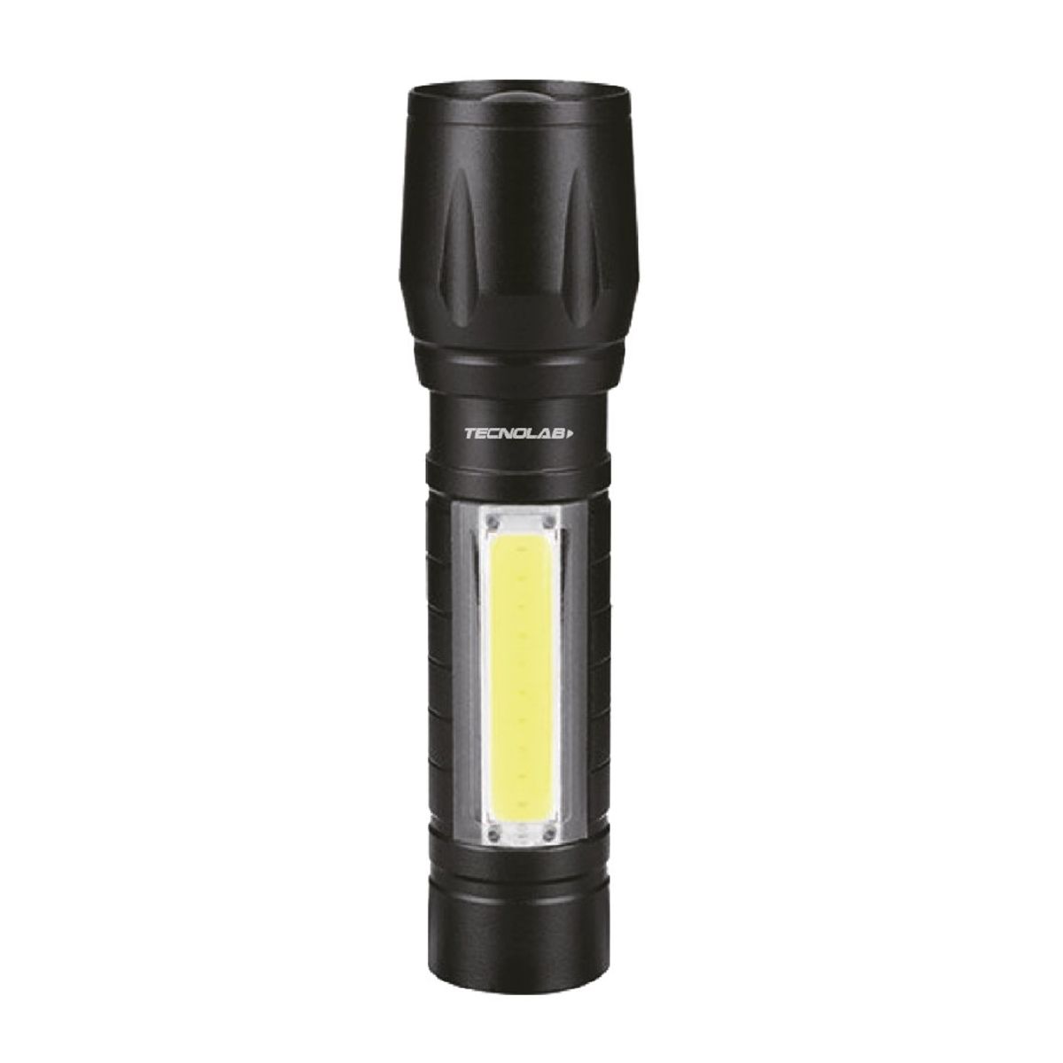 TECNOLAB - Linterna De Bolsillo Led COB + XPE y Zoom Tecnolab TL545