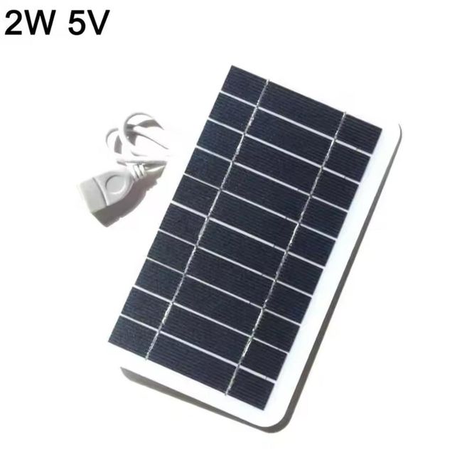 GENERICO - Cargador de Panel Solar de 5V y 400MA salida USB
