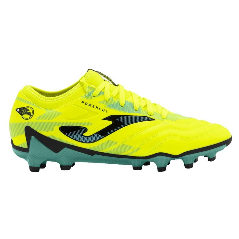 JOMA - Zapatilla Fútbol Fg Hombre Powerful Amarillo Fluor Joma