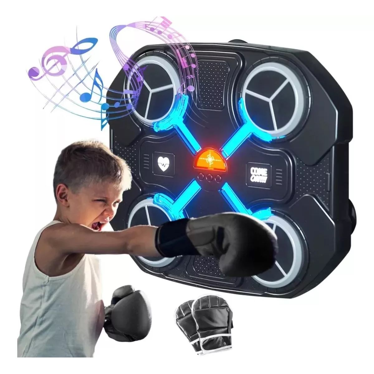 GENERICO - Maquina De Boxeo Musical Bluetooth Kit Boxeo Niños 812 Años