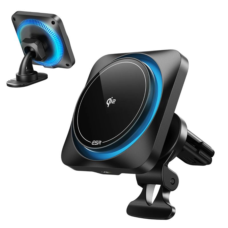 ESR - Soporte Celular Auto Esr Qi2 Cryoboost Magnético Para iPhone