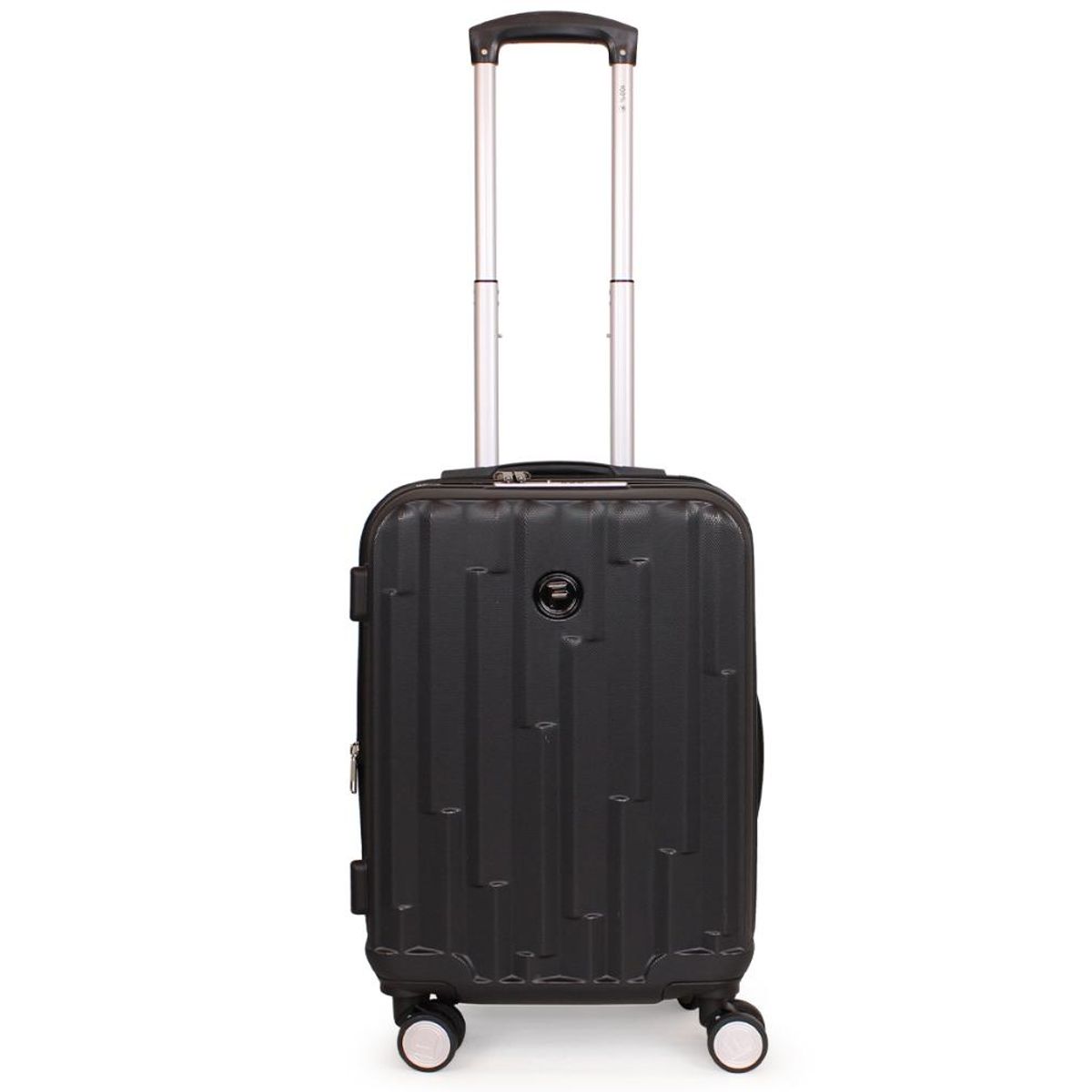 F LA MALETA DE CHILE - Maleta Flip de cabina con usb negra F la Maleta de Chile