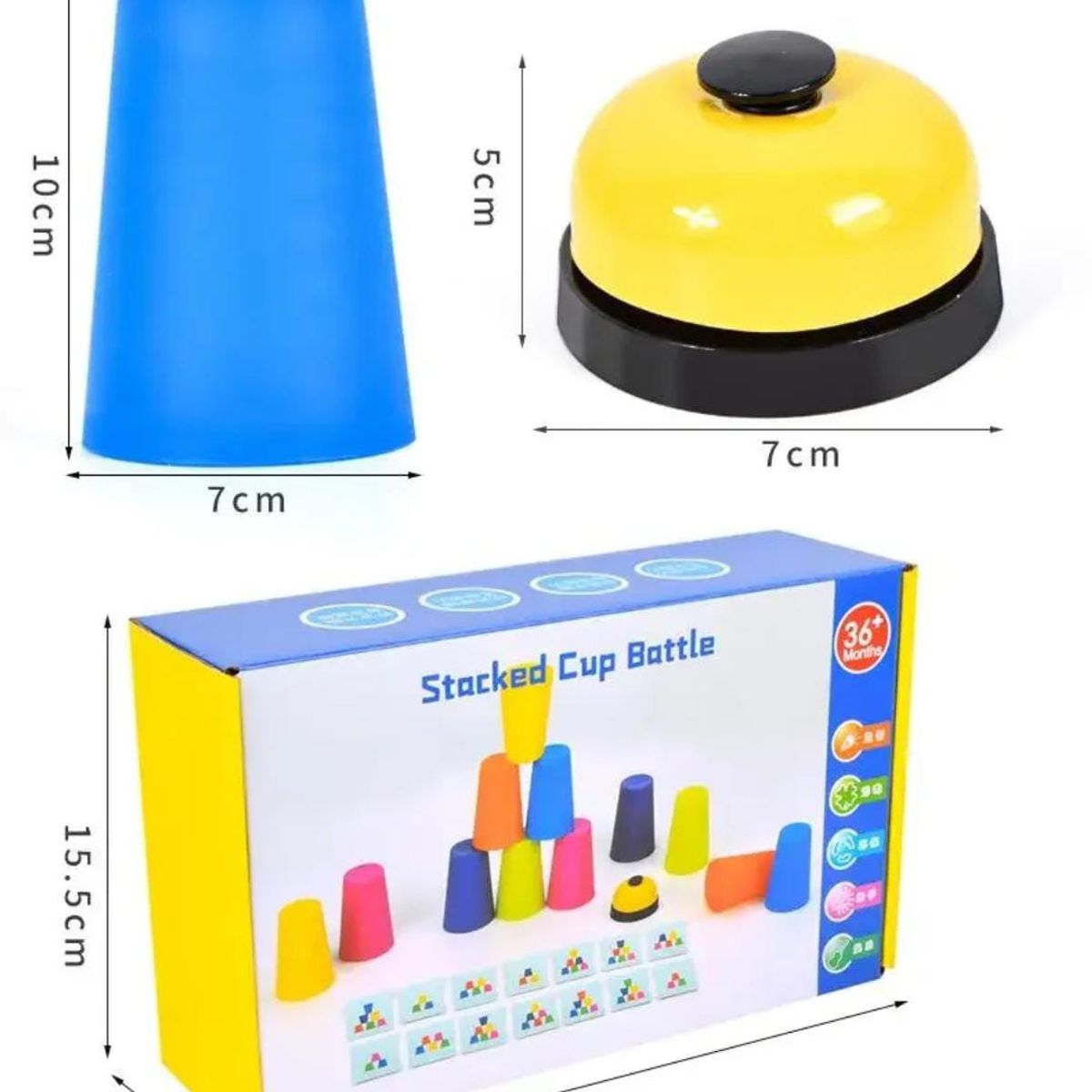 OEM - JUEGO INTERACTIVO APILABLE COLORES CON TIMBRE