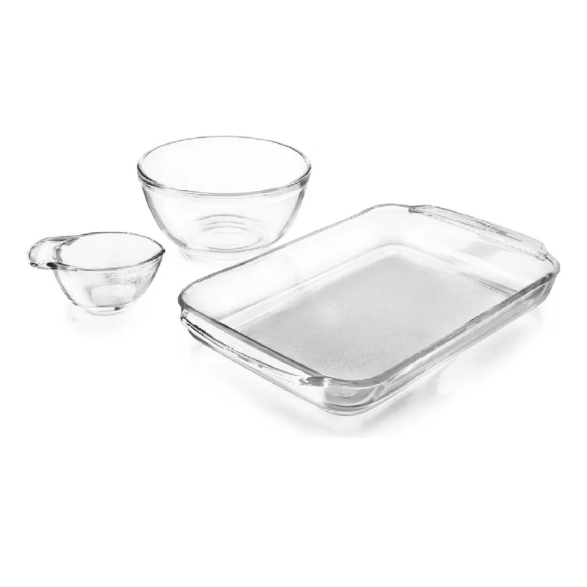 PYRO REY - Juego de 3 piezas de vidrio PYR-REY mod 1718377-C744