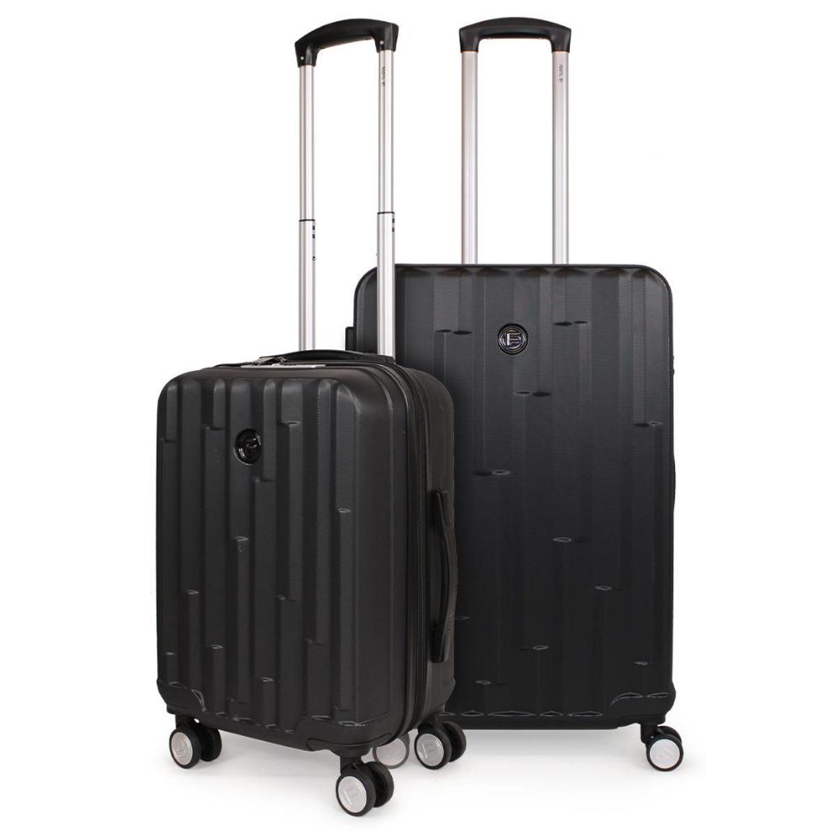 F LA MALETA DE CHILE - Pack 2 Maletas Flip S+M negra F la Maleta de Chile