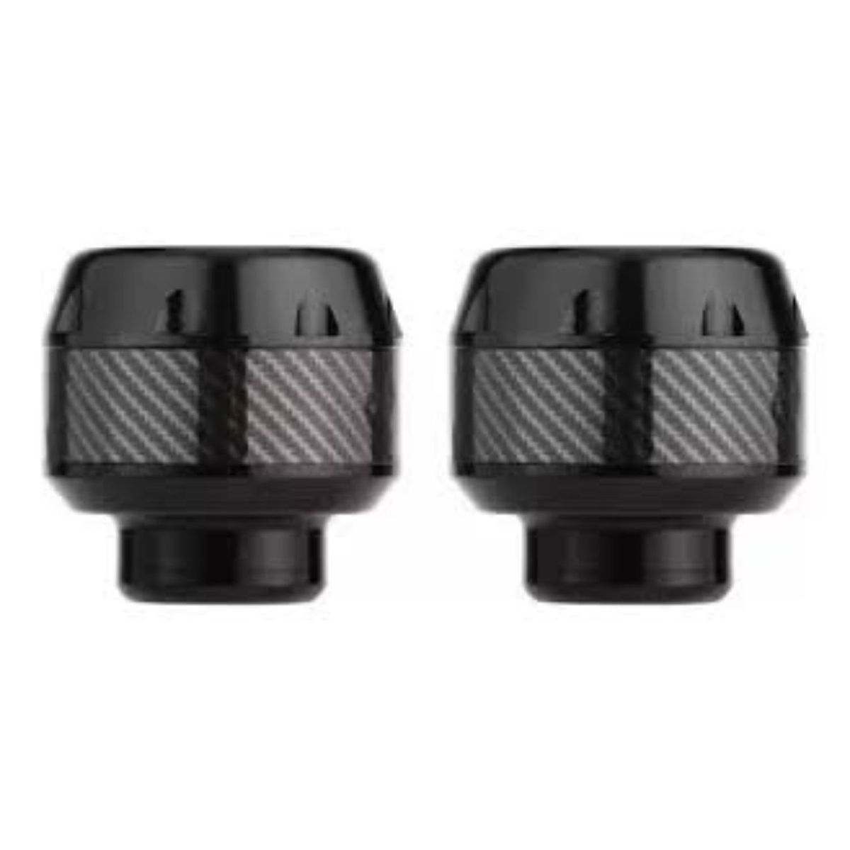 GENERICO - Topes de caida Moto Topes de rueda moto Universal Negro