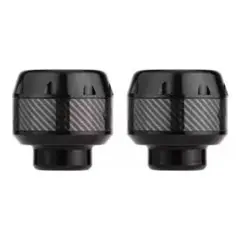 GENERICO - Topes de caida Moto Topes de rueda moto Universal Negro