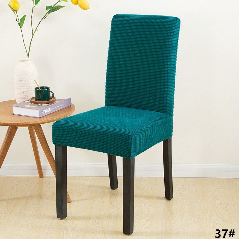 GENERICO - fundas texturizadas para silla de comedor 6 unidades