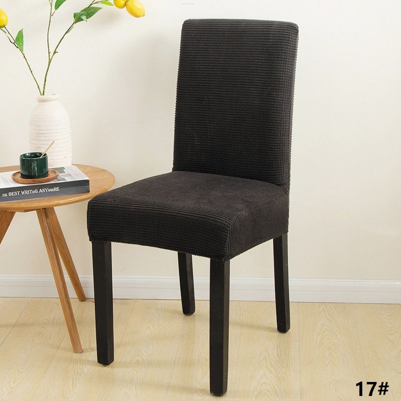 GENERICO - fundas texturizadas para silla de comedor 6 unidades