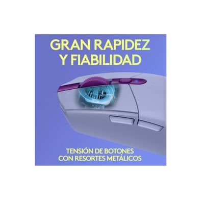 Imagen 2 del producto Mouse Gamer Inalambrico lightspeed G305 LilaVioleta