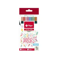FILGO - Marcadores punta pincel brush 035 pastel