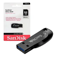 SANDISK - Pendrive USB-A 64 GB Ultra Shift 100MBS