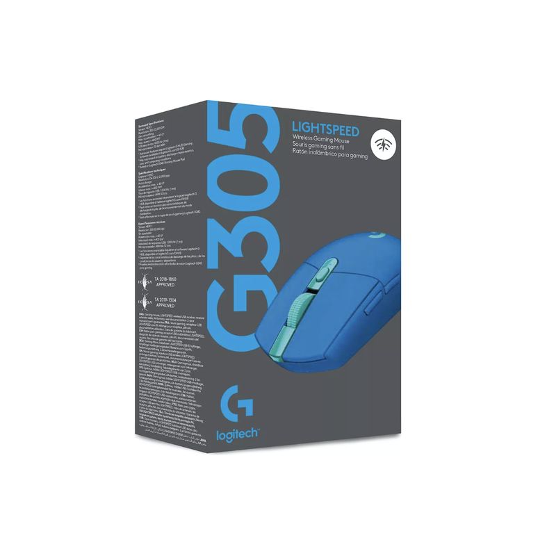 LOGITECH - Mouse Gamer Inalambrico Logitech lightspeed G305 AZUL