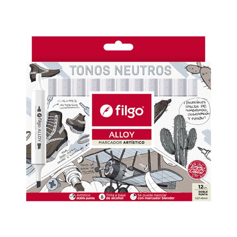 FILGO - Marcadores artísticos Filgo alloy Neutros