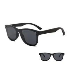 GENERICO - Lentes anteojos de sol gafas mujer hombre de madera natural.