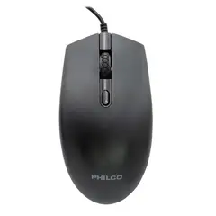 PHILCO - Mouse Óptico Alámbrico Usb 7204B