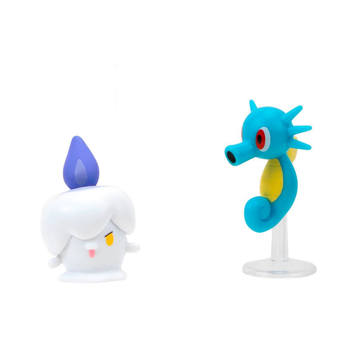 GENERICO - Figuras Pokemon - Horsea + Litwick