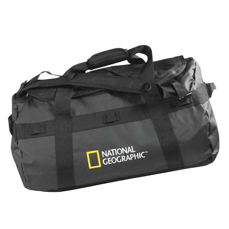 NATIONAL GEOGRAPHIC - Bolso Mochila Viaje Duffel 50 Lts Negro National Geographic