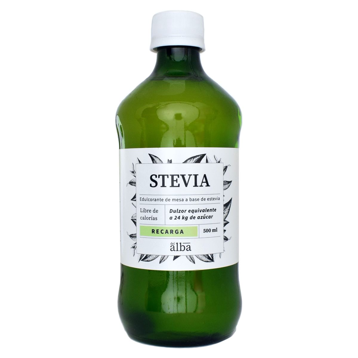 ALBA - Stevia Líquida 500 Ml Recarga - Del Alba