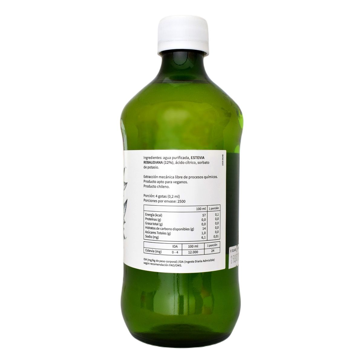 ALBA - Stevia Líquida 500 Ml Recarga - Del Alba