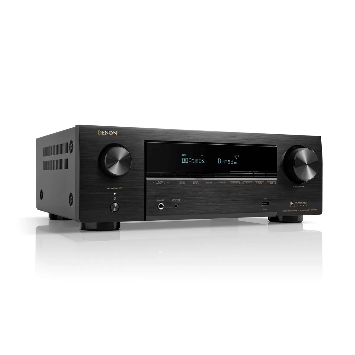 DENON - Receiver AV 7.2 CH 8K Denon AVR-X1800HBK