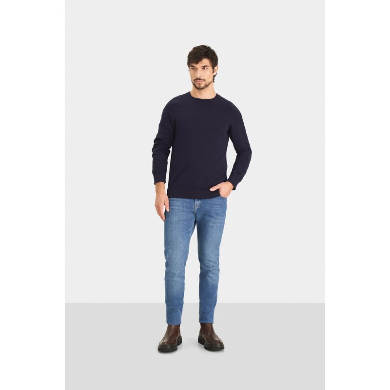 VELEZ - Vélez Jean Clásico Murtilla Para Hombre Azul Tono Medio Azul