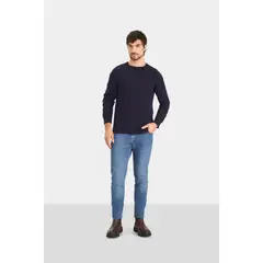 VELEZ - Vélez Jean Clásico Murtilla Para Hombre Azul Tono Medio Azul