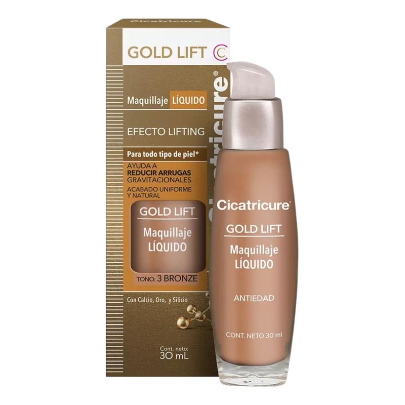CICATRICURE - Base Maquillaje Cicatricure Gold Lift Tono Bronze