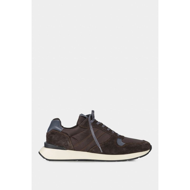 VELEZ - Vélez Zapatillas Oporto De Cuero por Lona Para Hombre Café