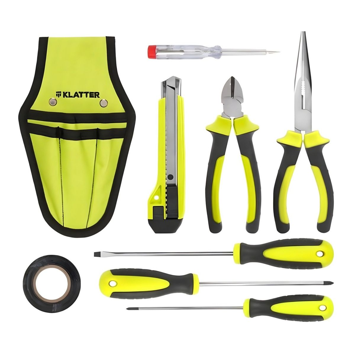 KLATTER - Set de Herramientas Manuales 9 Piezas