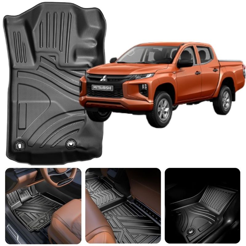 3D - Pisos Mitsubishi L200 2015 al 2024 Calce Perfecto