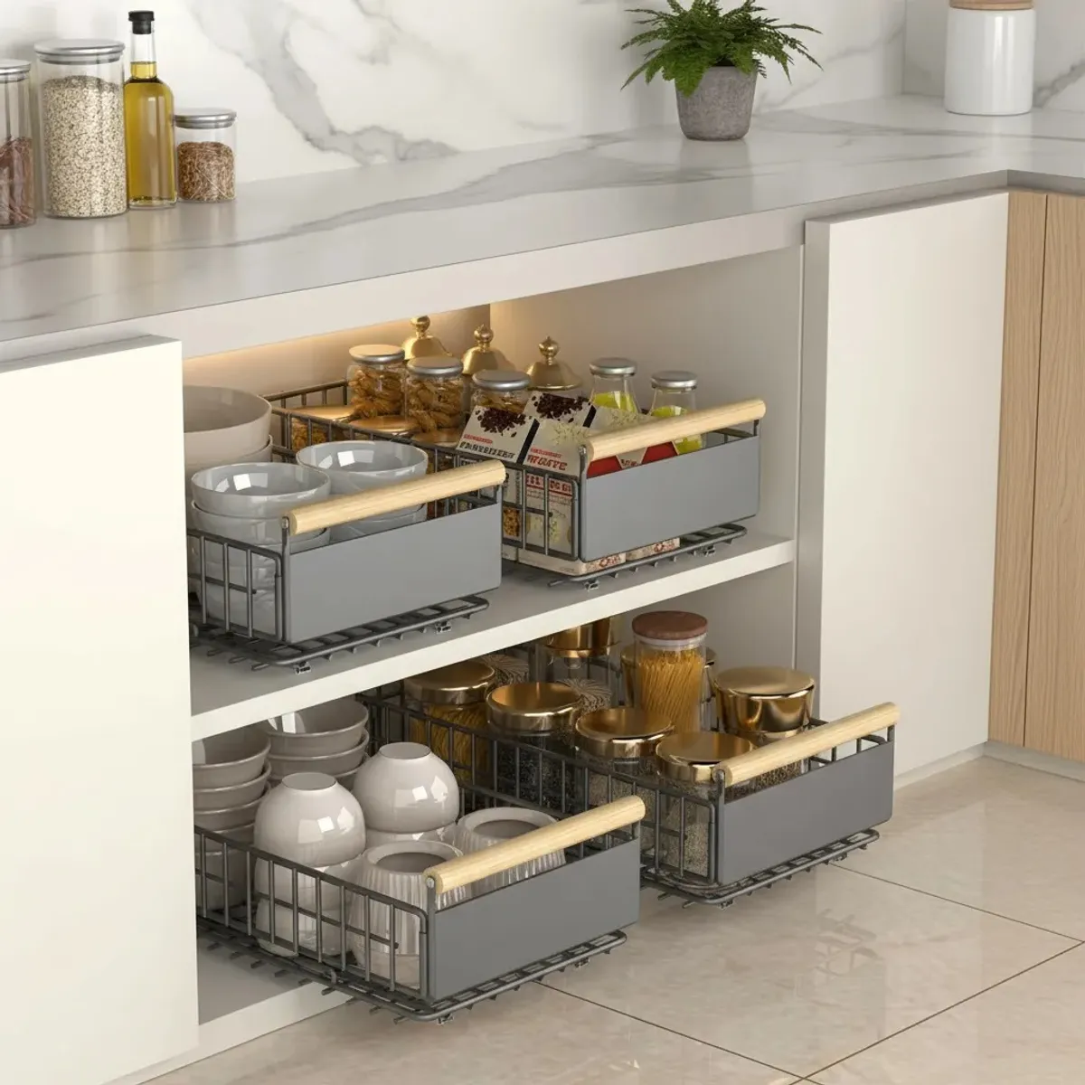 HALMAN - Estante Fregadero Plegable 2pcs