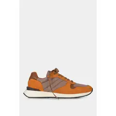 VELEZ - Vélez Zapatillas Oporto Cuero por Lona Para Hombre Naranja