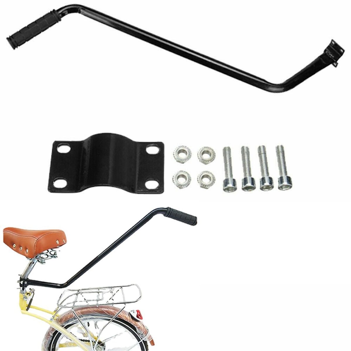 KUANGYE - Barra De Aprendizaje Bicicleta Niños Adaptable