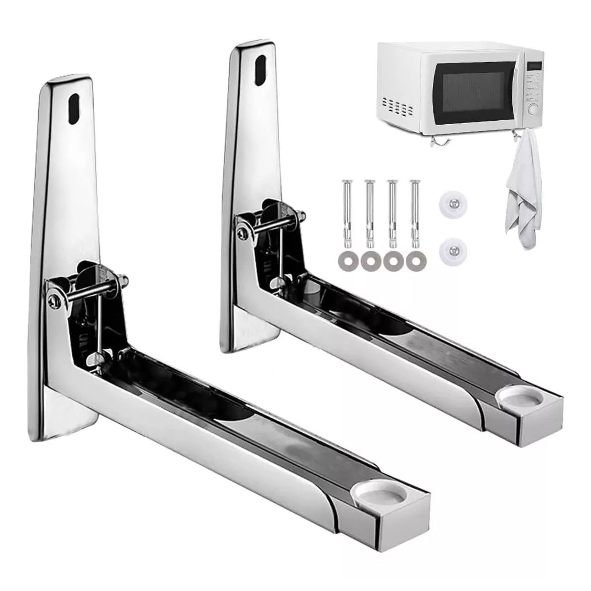 KUANGYE - Soportes Plegables Para Horno Microondas En Pared