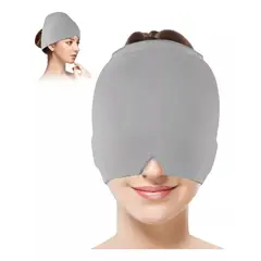 KUANGYE - Gorro De Gel Alivio De Migraña Terapia De Frío Dolor Cabeza