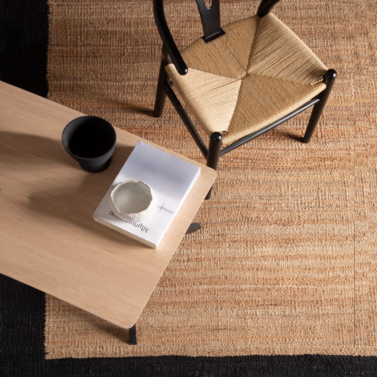 FORM DESIGN - Alfombra Yute Nubia 170x240 Negro Form